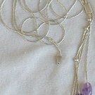 Purple quartz necklace