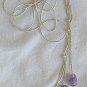 Purple quartz necklace
