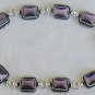 Purple square bracelet
