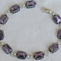 Purple square bracelet