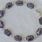 Purple square bracelet