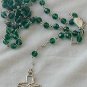 Dark green rosary