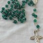 Dark green rosary