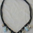 Turquoise and silver necklace