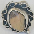 Brown agate ring-SR40