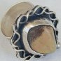 Brown agate ring-SR40