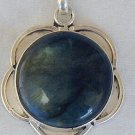 Greenish glass pendant