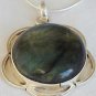 Greenish glass pendant