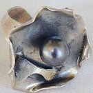 Black pearl ring-S52 Black pearl ring-S52