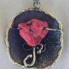 Red sea stone pendant-P8
