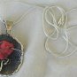 Red sea stone pendant-P8