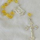 Mini yellow Rosary-A