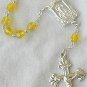 Mini yellow Rosary-A