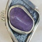 Purple glass ring