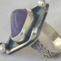 Purple glass ring