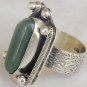 Green agate ring-SR63