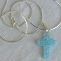 Turquoise flowers morano Cross
