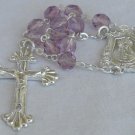 Mini purple Rosary -C