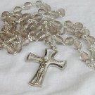 Rosary with diamond glass beads
