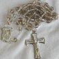 Rosary with diamond glass beads