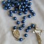 Blue navy pearls Rosary
