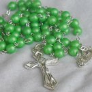Green metal Rosary-B
