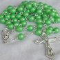 Green metal Rosary-B