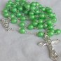 Green metal Rosary-B