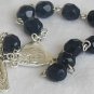 Mini black Rosary
