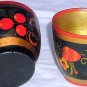 Decorative pair miniature flower pots