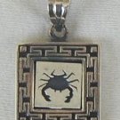 Scorpio A zodiac sign pendant