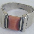 Fashionbrown-orange stone ring