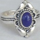 Blue agate mini silver ring Blue agate mini silver ring