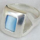 light blue cat eye ring light blue cat eye ring