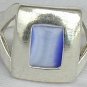 Blue cat eye ring