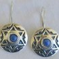 David-Star blue earrings