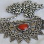 Red moon necklace