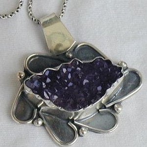 Ome Amethyst-A- necklace