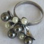 Brown  and white grapes ring