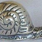 Cute Snail  silver miniature