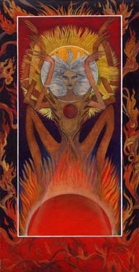 Artistic leo zodiac sign poster