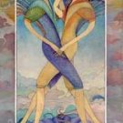 Artistic gemini zodiac sign poster
