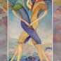 Artistic gemini zodiac sign poster