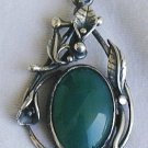 Unique green pendant
