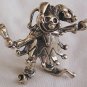 Clown silver miniature