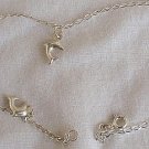 Dolphin  silver anklet