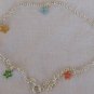 Colorful stars anklet