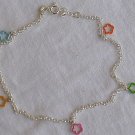 Colored shapes anklet