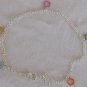 Colored shapes anklet