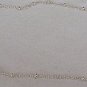Light blue star silver anklet-A